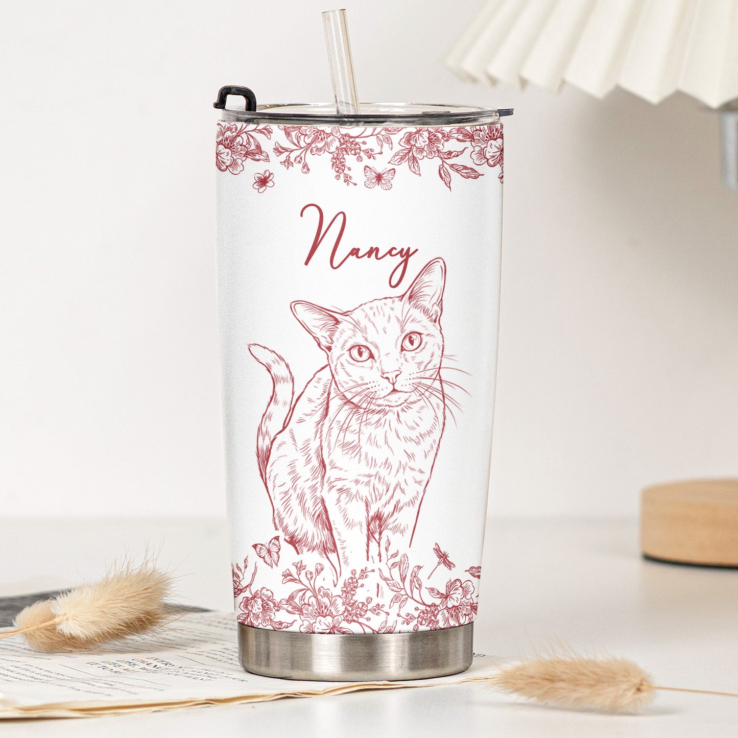 Custom-Pet-Portrait-Cup-Gift-For-Dog-Lover-Cat-Lover-Personalized-Tumbler-Cup-5