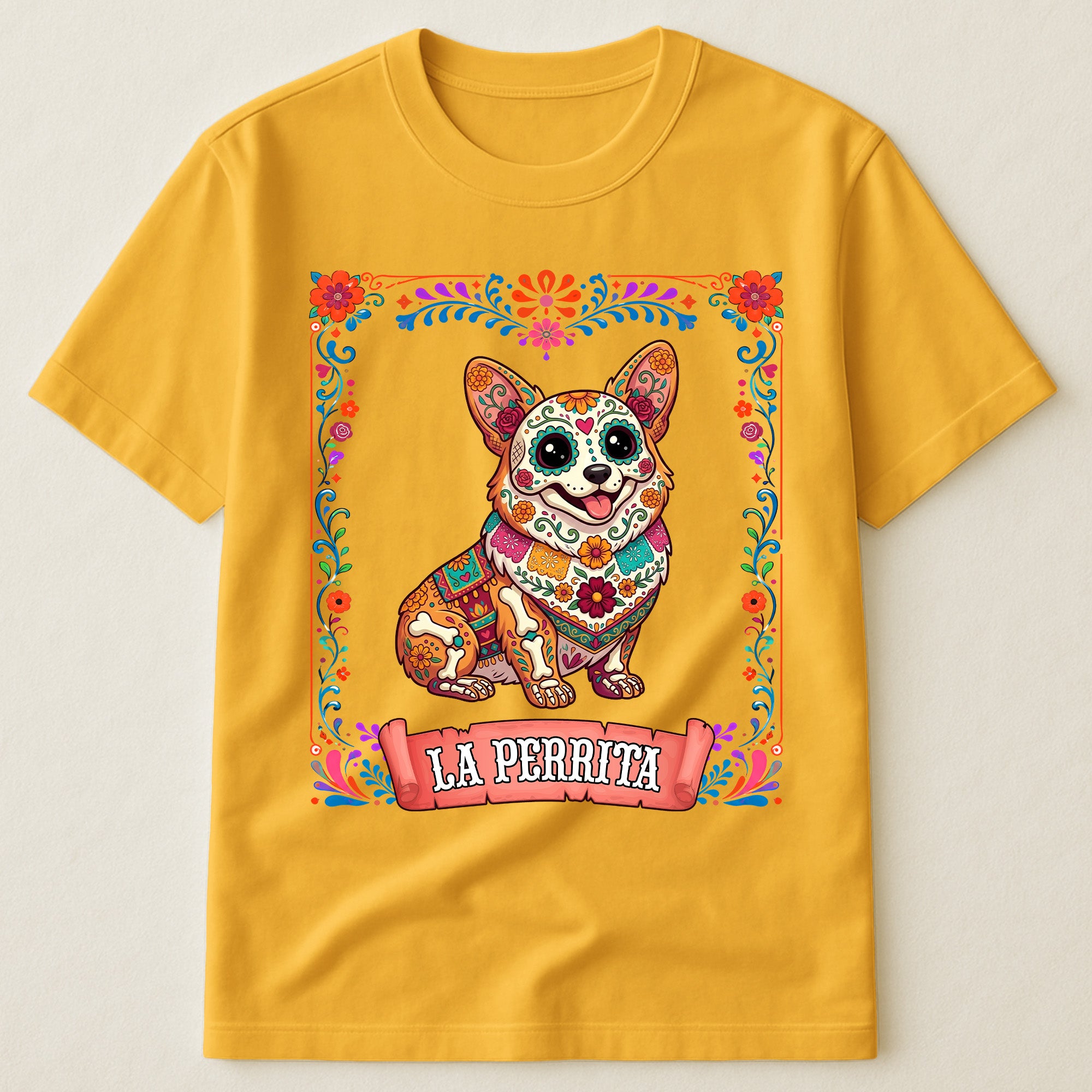 Custom-Pet-Portrait-Day-Of-The-Dead-Personalized-Shirt-3