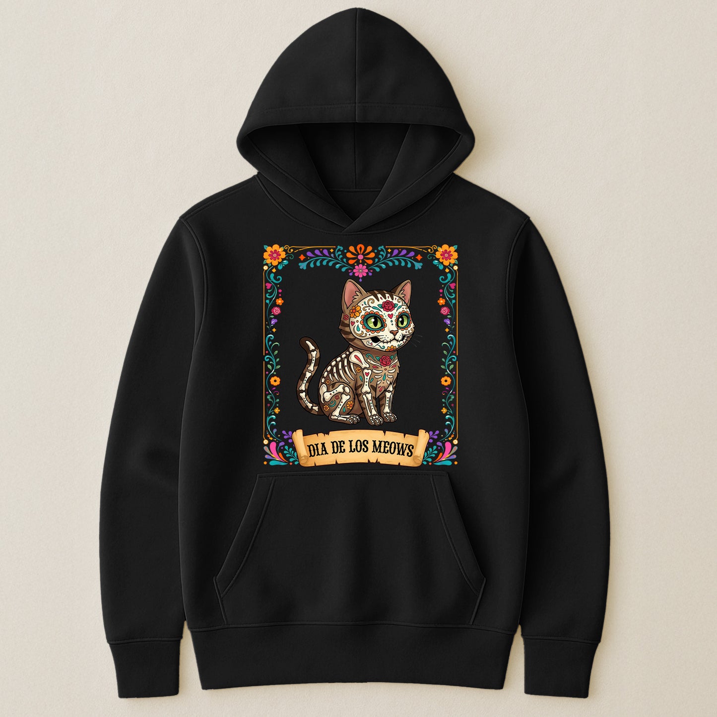 Custom-Pet-Portrait-Day-Of-The-Dead-Personalized-Shirt-5
