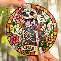 Custom-Pet-Portrait-Day-Of-The-Dead-Style-Personalized-Window-Hanging-Suncatcher-3