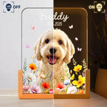 Custom-Pet-Portrait-Floral-Memorial-Gift-For-Pet-Owners-Personalized-Night-Light-3