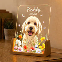Custom-Pet-Portrait-Floral-Memorial-Gift-For-Pet-Owners-Personalized-Night-Light-4