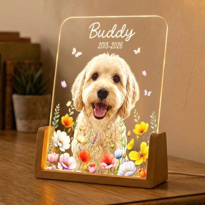 Custom-Pet-Portrait-Floral-Memorial-Gift-For-Pet-Owners-Personalized-Night-Light-4