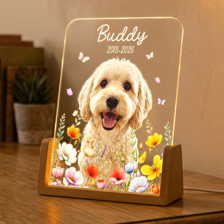 Custom-Pet-Portrait-Floral-Memorial-Gift-For-Pet-Owners-Personalized-Night-Light-4