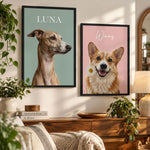 Custom-Pet-Portrait-From-Photo-Wall-Decor-Personalized-Poster-1