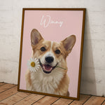 Custom-Pet-Portrait-From-Photo-Wall-Decor-Personalized-Poster-3