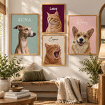 Custom-Pet-Portrait-From-Photo-Wall-Decor-Personalized-Poster-9