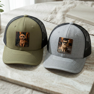 Custom Pet Portrait Funny Meme Gift For Pet Lovers - Personalized Cap