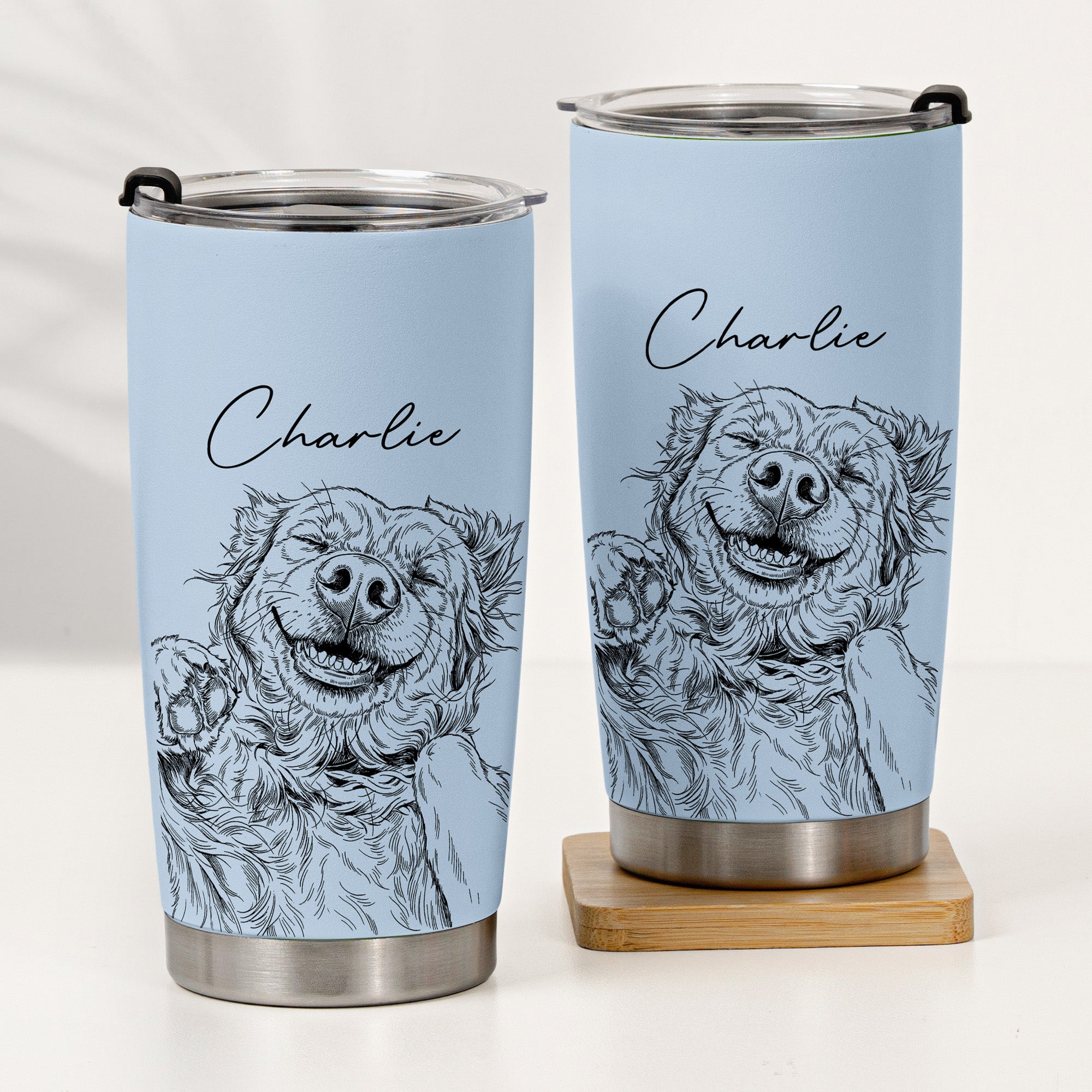Custom-Pet-Portrait-Gift-For-Dog-Lover-Cat-Lover-Personalized-Tumbler-Cup-2