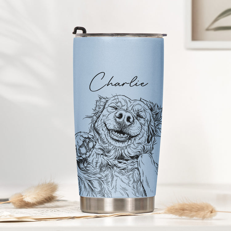 Custom-Pet-Portrait-Gift-For-Dog-Lover-Cat-Lover-Personalized-Tumbler-Cup-3