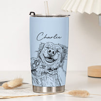 Custom-Pet-Portrait-Gift-For-Dog-Lover-Cat-Lover-Personalized-Tumbler-Cup-4