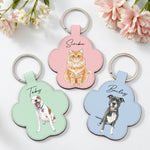 Custom-Pet-Portrait-Gift-For-Dog-Lover-Cat-Lover-Watercolor-Personalized-Keychain-2