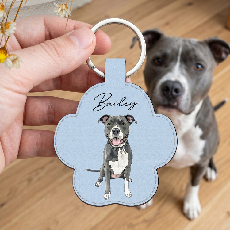 Custom-Pet-Portrait-Gift-For-Dog-Lover-Cat-Lover-Watercolor-Personalized-Keychain-3
