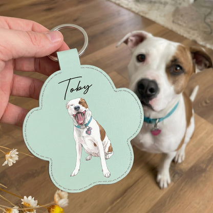 Custom-Pet-Portrait-Gift-For-Dog-Lover-Cat-Lover-Watercolor-Personalized-Keychain-4