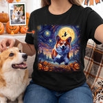 Custom-Pet-Portrait-Halloween-Van-Gogh-Art-Personalized-Shirt-1
