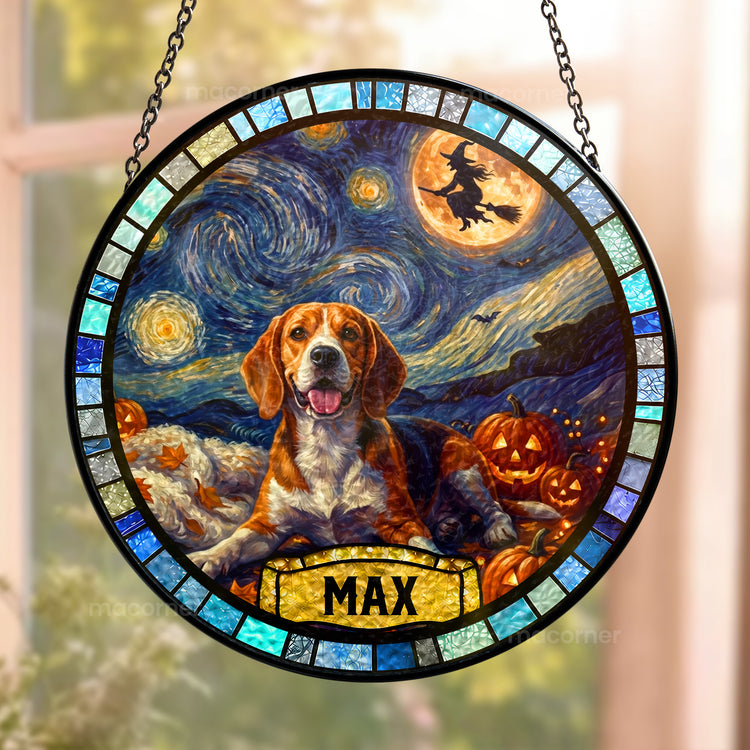 Custom-Pet-Portrait-Halloween-Van-Gogh-Art-Personalized-Window-Hanging-Suncatcher-2
