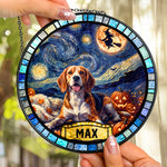 Custom-Pet-Portrait-Halloween-Van-Gogh-Art-Personalized-Window-Hanging-Suncatcher-3