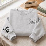 Custom-Pet-Portrait-Line-Art-Embroidered-Shirt-Personalized-Shirt