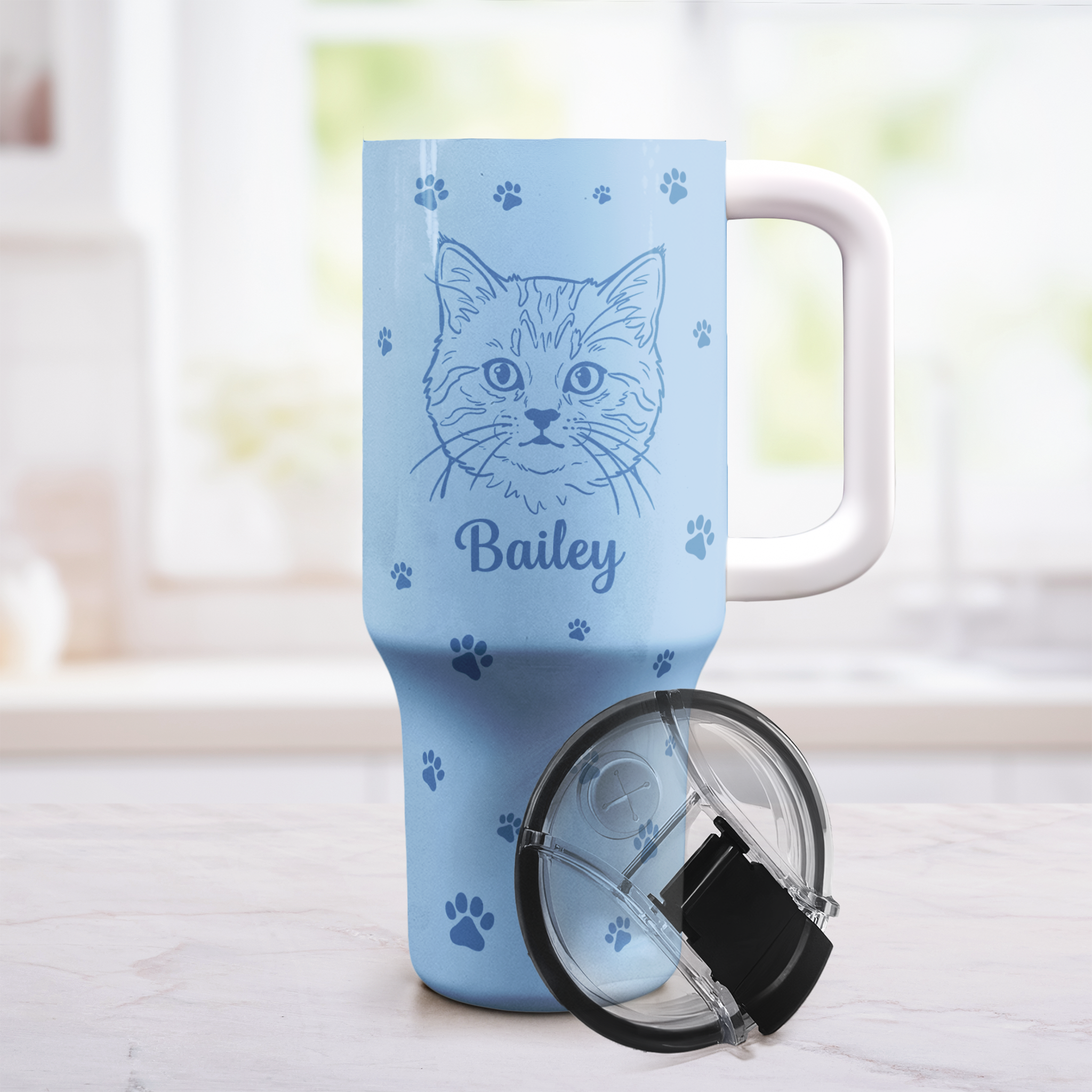 Custom-Pet-Portrait-Line-Art-New-Version-For-Dog-Mom-Cat-Mom-Personalized-40oz-Tumbler-3