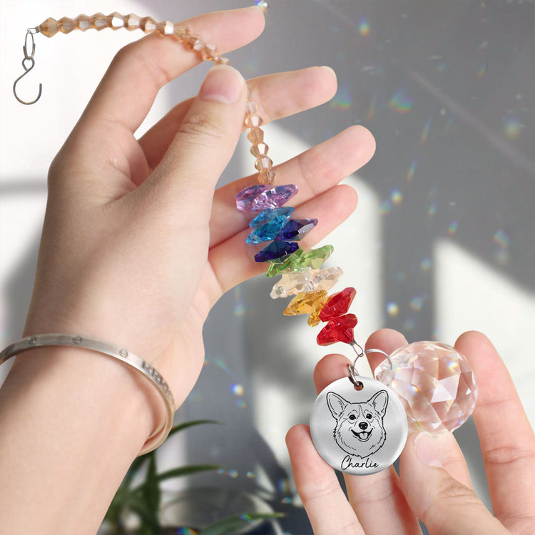 Custom-Pet-Portrait-Memorial-Gift-For-Pet-Lovers-Personalized-Suncatcher-4