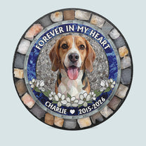 Custom-Pet-Portrait-Memorial-Gift-Forever-In-My-Heart-Stained-Glass-Style-Personalized-Garden-Stone-4
