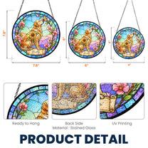 Custom-Pet-Portrait-Memorial-Sunflower-Personalized-Window-Hanging-Suncatcher-6