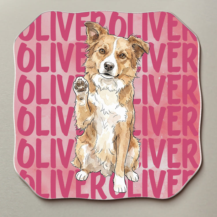 Custom-Pet-Portrait-&-Name-Colorful-Watercolor-Personalized-Magnet-2
