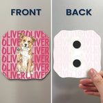 Custom-Pet-Portrait-&-Name-Colorful-Watercolor-Personalized-Magnet-4