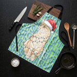 Custom-Pet-Portrait-&-Name-Watercolor-Style-Kitchen-Apron-For-Her-Personalized-Apron-2