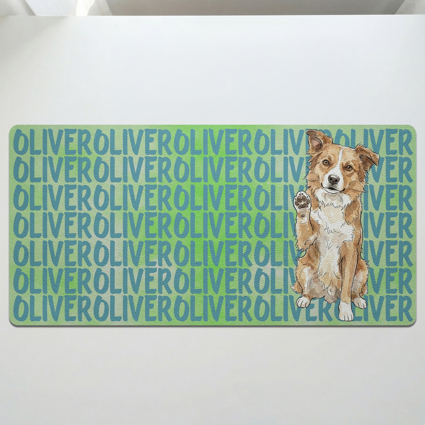 Custom-Pet-Portrait-&-Name-Watercolor-Style-Personalized-Desk-Mat-2