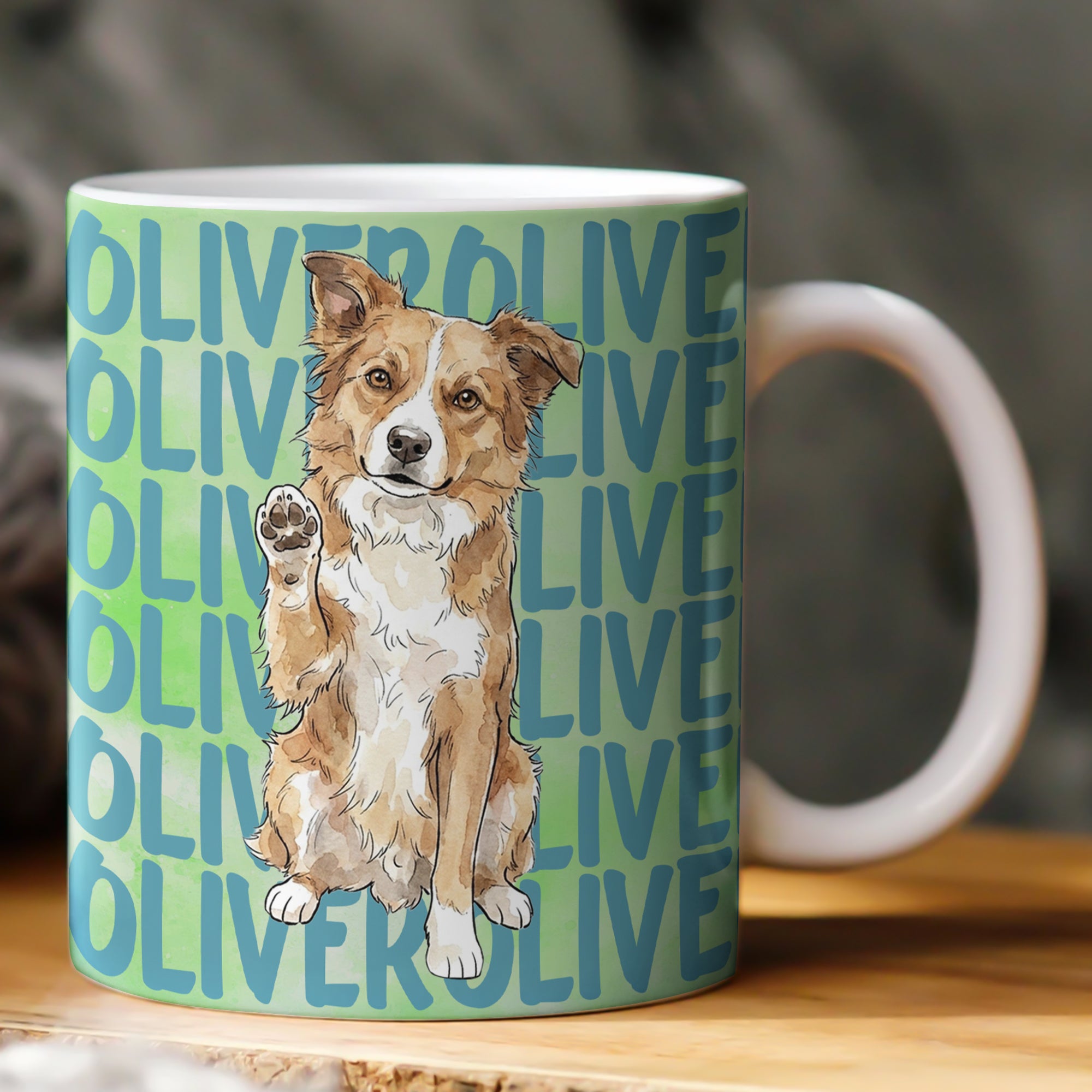 Custom-Pet-Portrait-&-Name-Watercolor-Style-Personalized-Mug-2