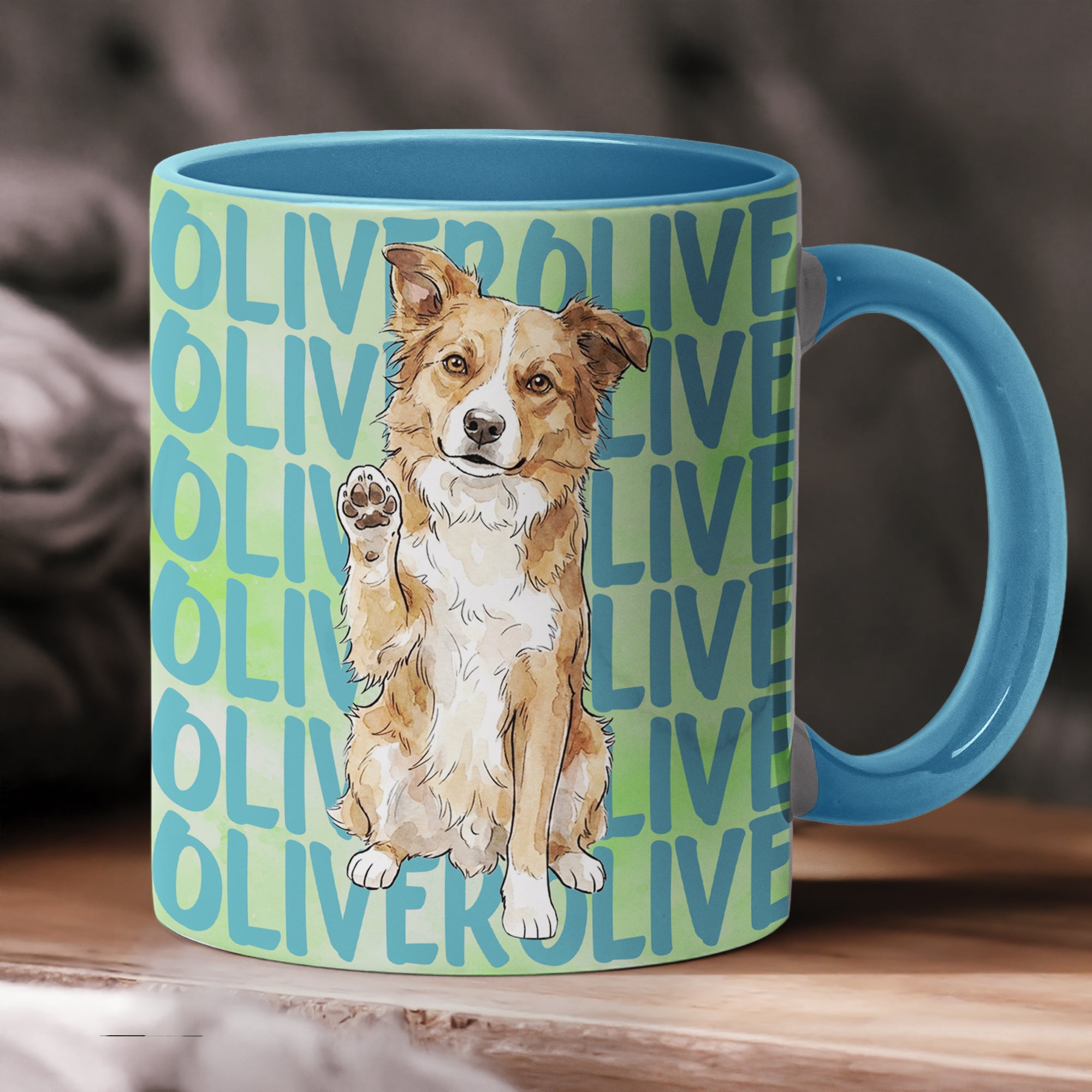 Custom-Pet-Portrait-&-Name-Watercolor-Style-Personalized-Mug-3