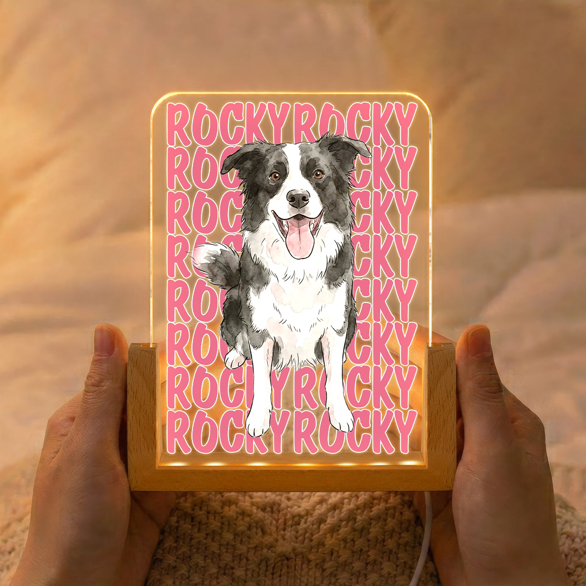 Custom-Pet-Portrait-&-Name-Watercolor-Style-Personalized-Night-Light-2