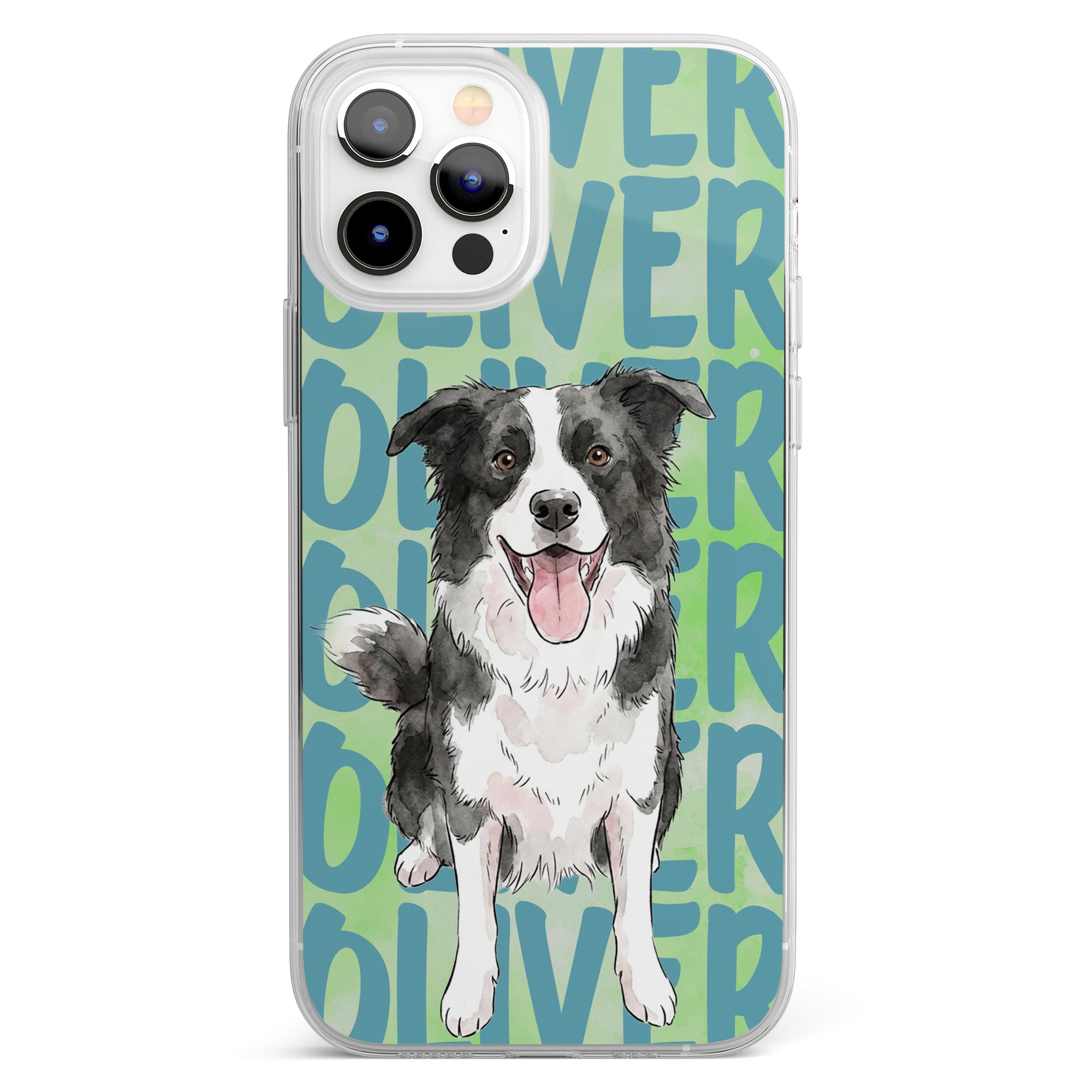 Custom-Pet-Portrait-&-Name-Watercolor-Style-Personalized-Phone-Case-2