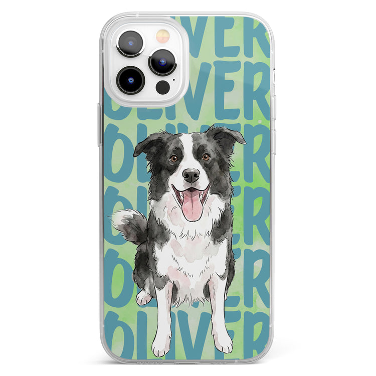 Custom-Pet-Portrait-&-Name-Watercolor-Style-Personalized-Phone-Case-2