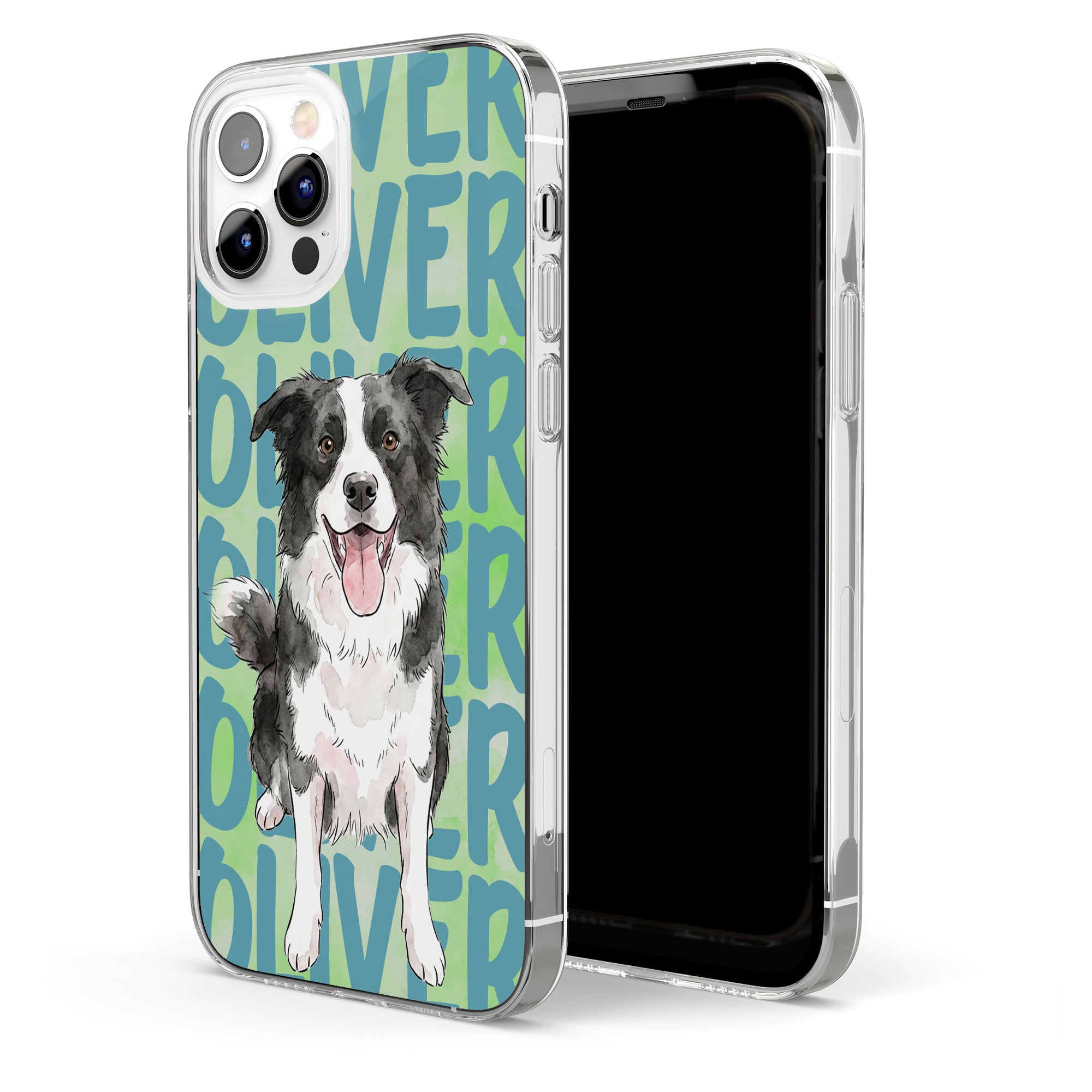 Custom-Pet-Portrait-&-Name-Watercolor-Style-Personalized-Phone-Case-5