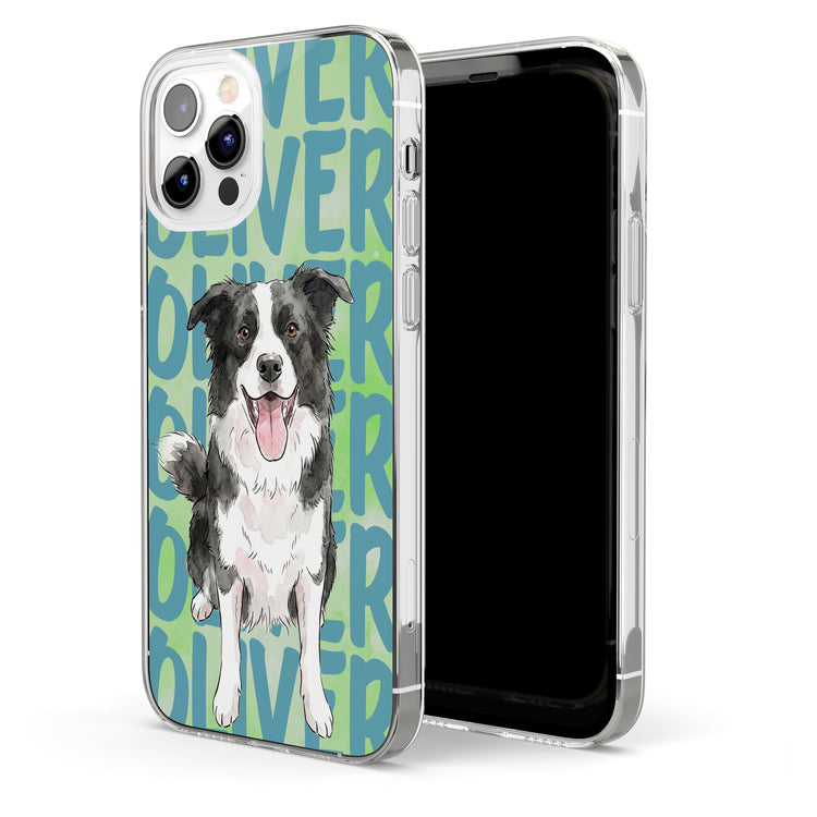 Custom-Pet-Portrait-&-Name-Watercolor-Style-Personalized-Phone-Case-5