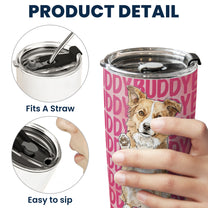 Custom-Pet-Portrait-&-Name-Watercolor-Style-Personalized-Tumbler-Cup-6