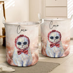 Custom-Pet-Portrait-Oil-Painting-Art-Personalized-Laundry-Storage-Basket-3