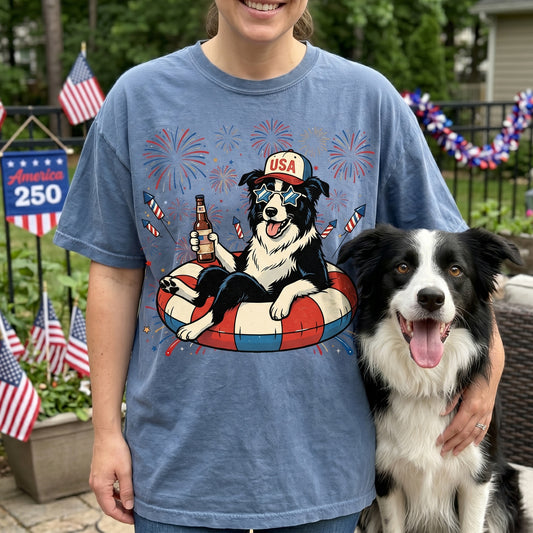 Custom-Pet-Portrait-Patriotic-Comic-Art-4th-Of-July-Personalized-Shirt-1
