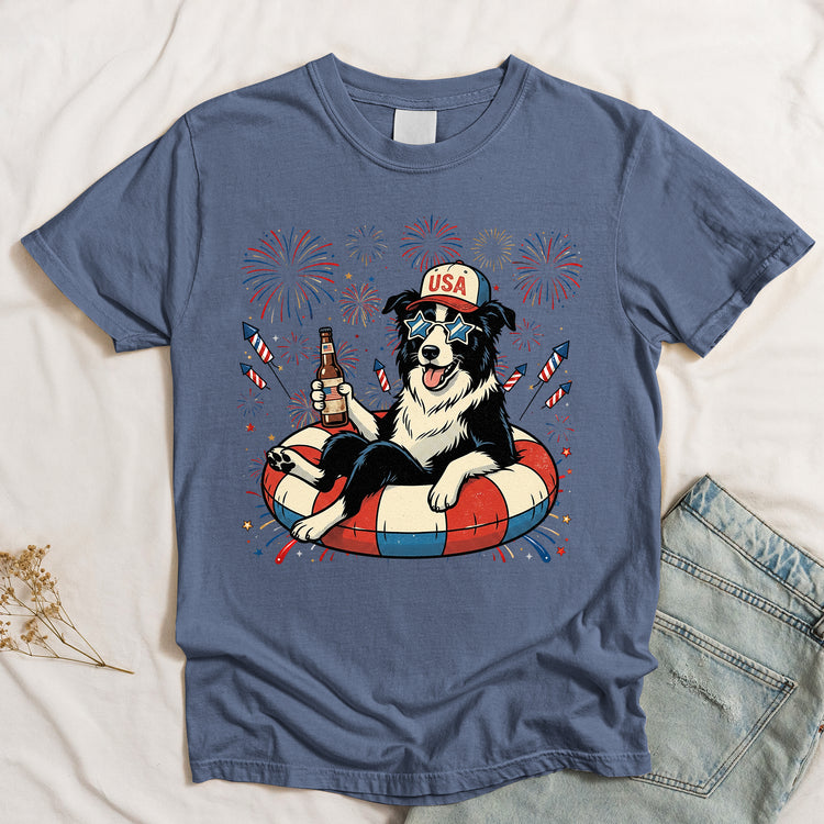 Custom-Pet-Portrait-Patriotic-Comic-Art-4th-Of-July-Personalized-Shirt-3