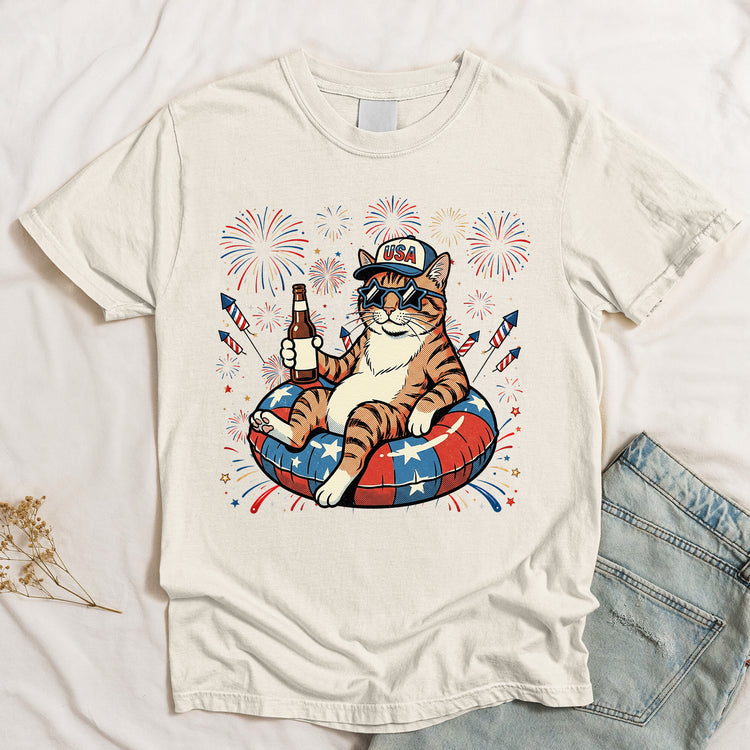 Custom-Pet-Portrait-Patriotic-Comic-Art-4th-Of-July-Personalized-Shirt-4