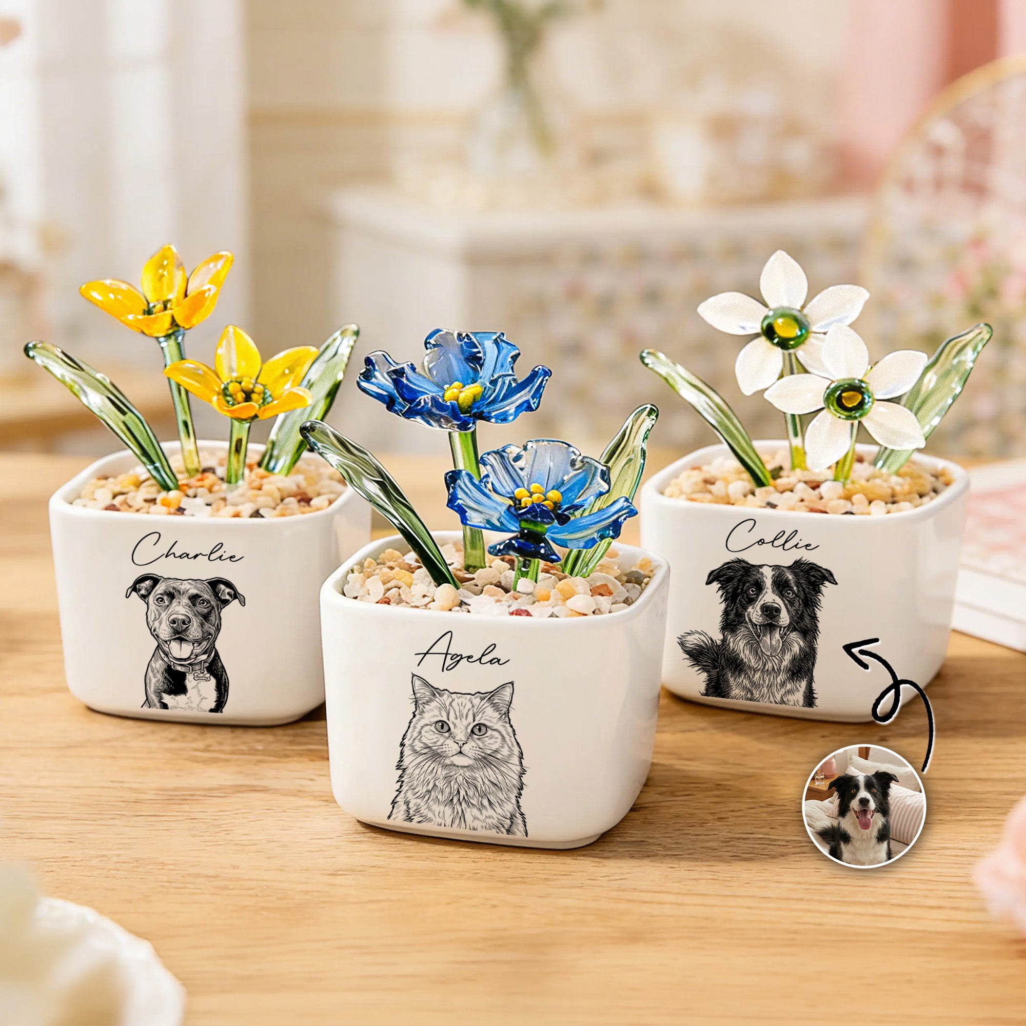 Custom-Pet-Portrait-Pencil-Sketch-Personalized-Plant-Pot-1