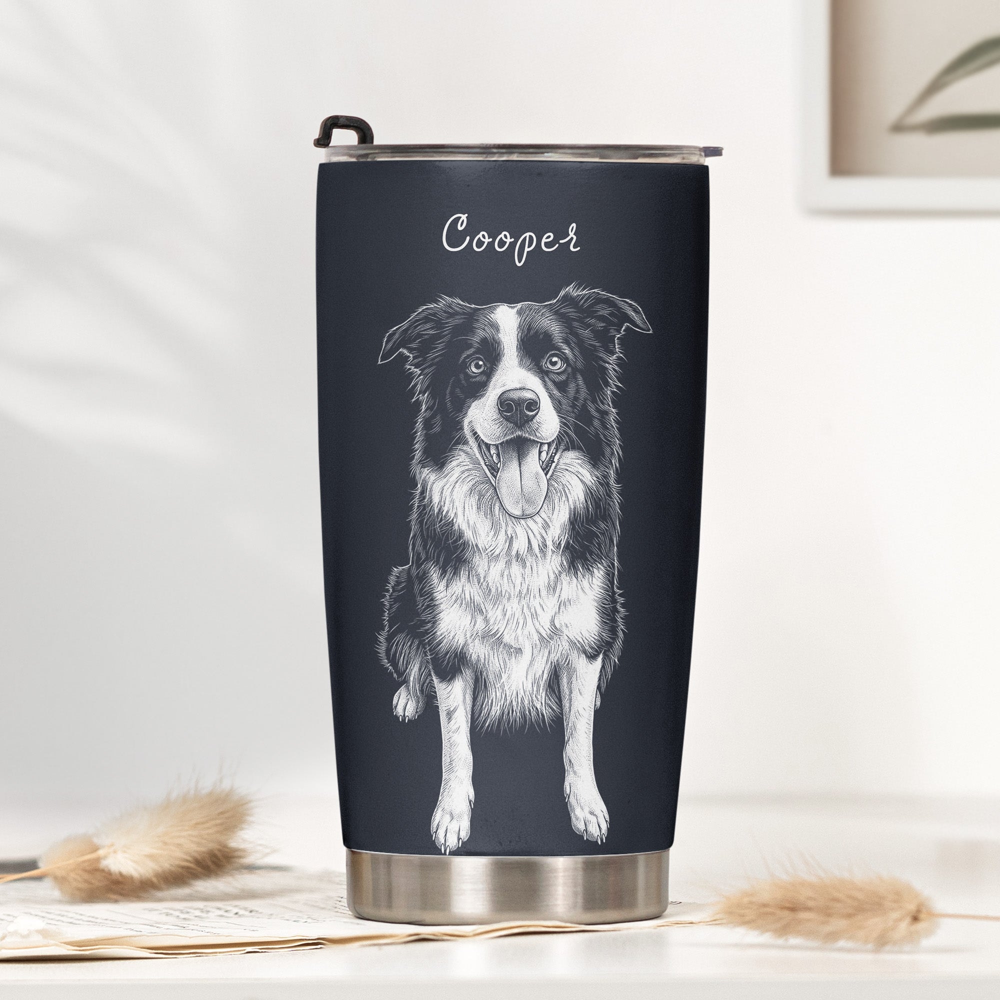 Custom-Pet-Portrait-Sketch-Art-Gift-For-Dog-Lovers-Cat-Lovers-Personalized-Tumbler-Cup-2