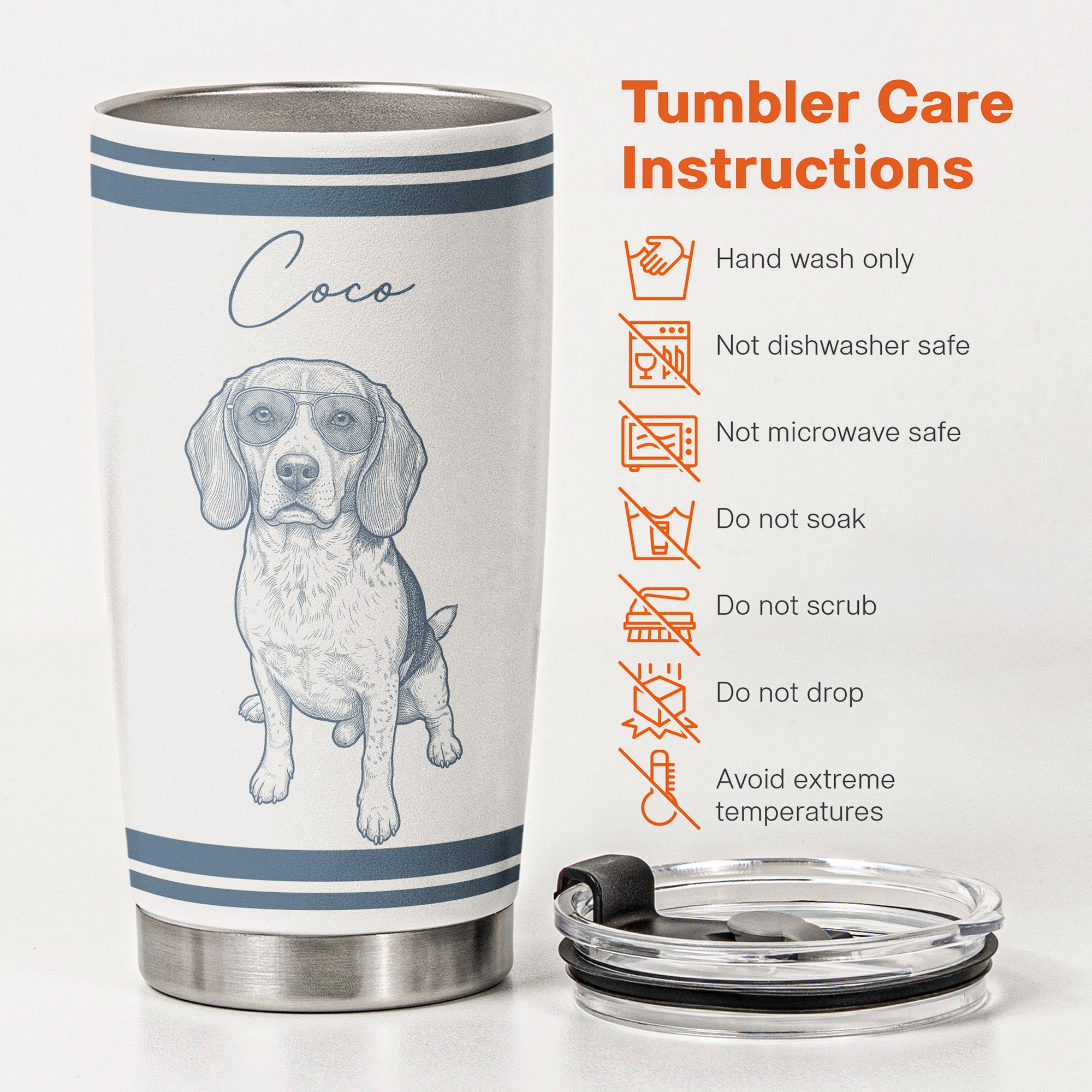 Custom-Pet-Portrait-Sketch-Art-Vintage-Retro-Gift-For-Pet-Lovers-Personalized-Tumbler-5