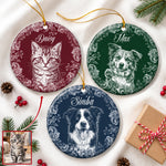 Custom-Pet-Portrait-Sketch-Line-Art-Christmas-Decor-Gifts-For-Pet-Lovers-Personalized-Ornament-1