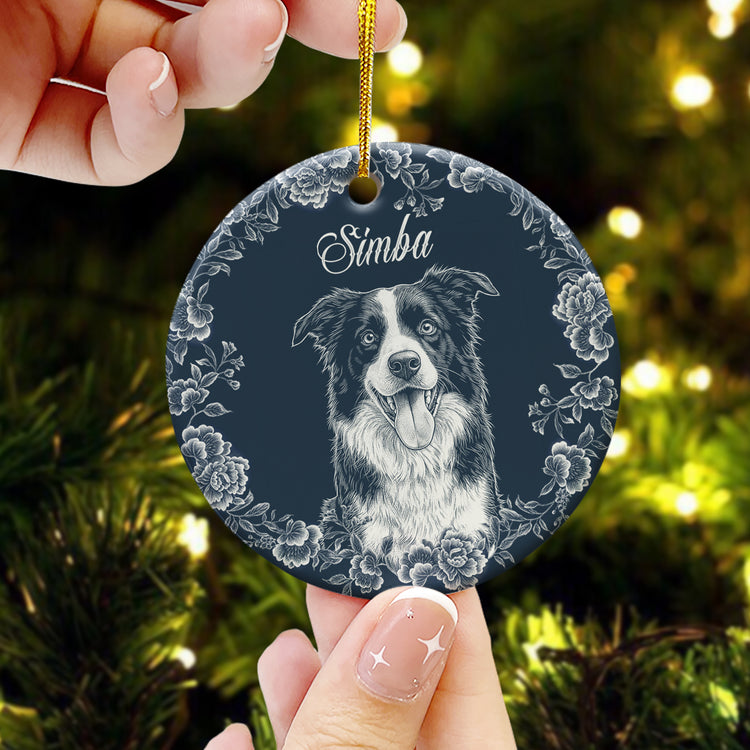 Custom-Pet-Portrait-Sketch-Line-Art-Christmas-Decor-Gifts-For-Pet-Lovers-Personalized-Ornament-2