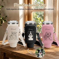 Custom-Pet-Portrait-Sketch-Line-Art-Custom-Water-Bottle-Carrier-Bag-1