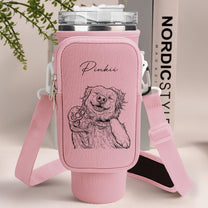 Custom-Pet-Portrait-Sketch-Line-Art-Custom-Water-Bottle-Carrier-Bag-5