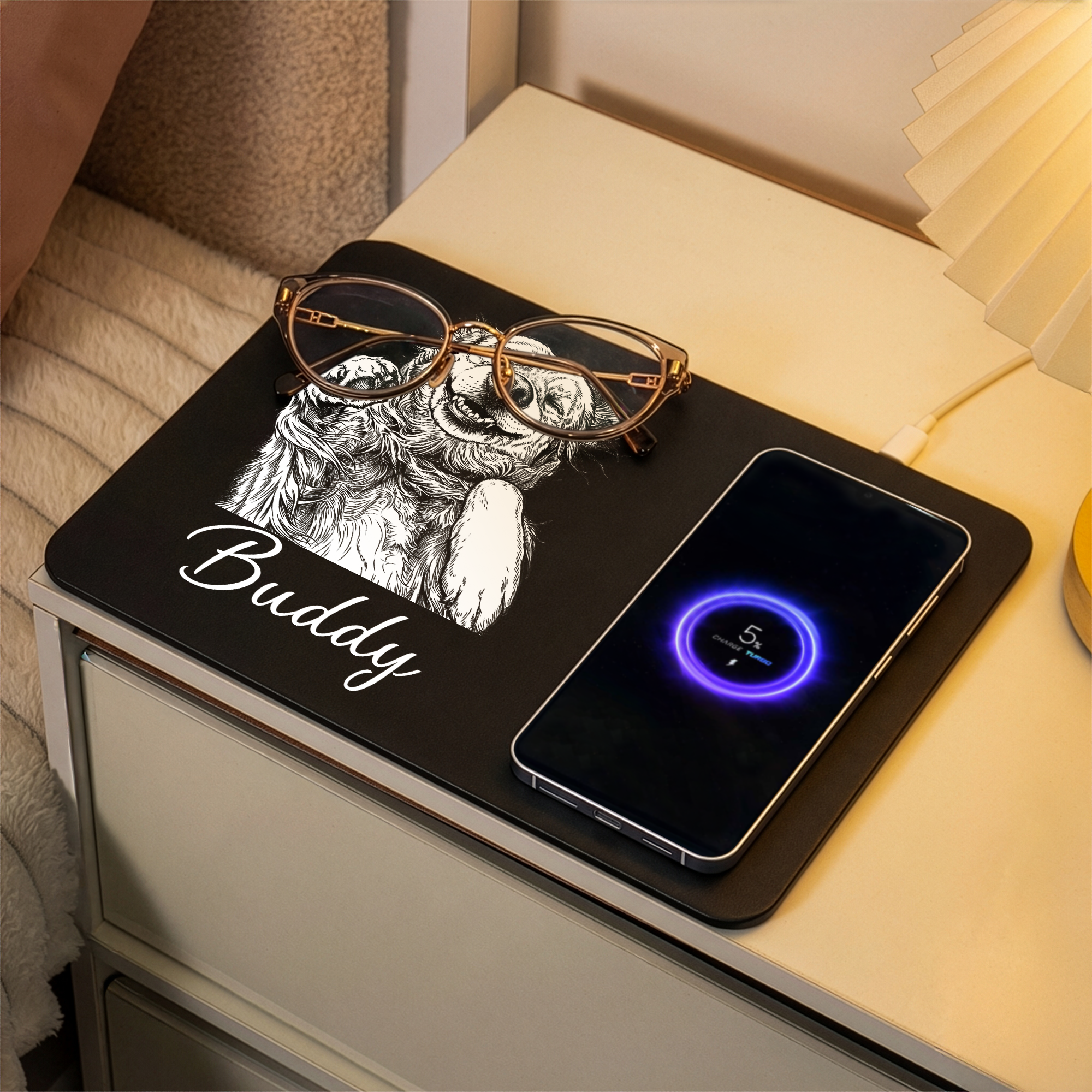 Custom-Pet-Portrait-Sketch-Line-Art-Gift-For-Pet-Lovers-Personalized-Charging-Pad7